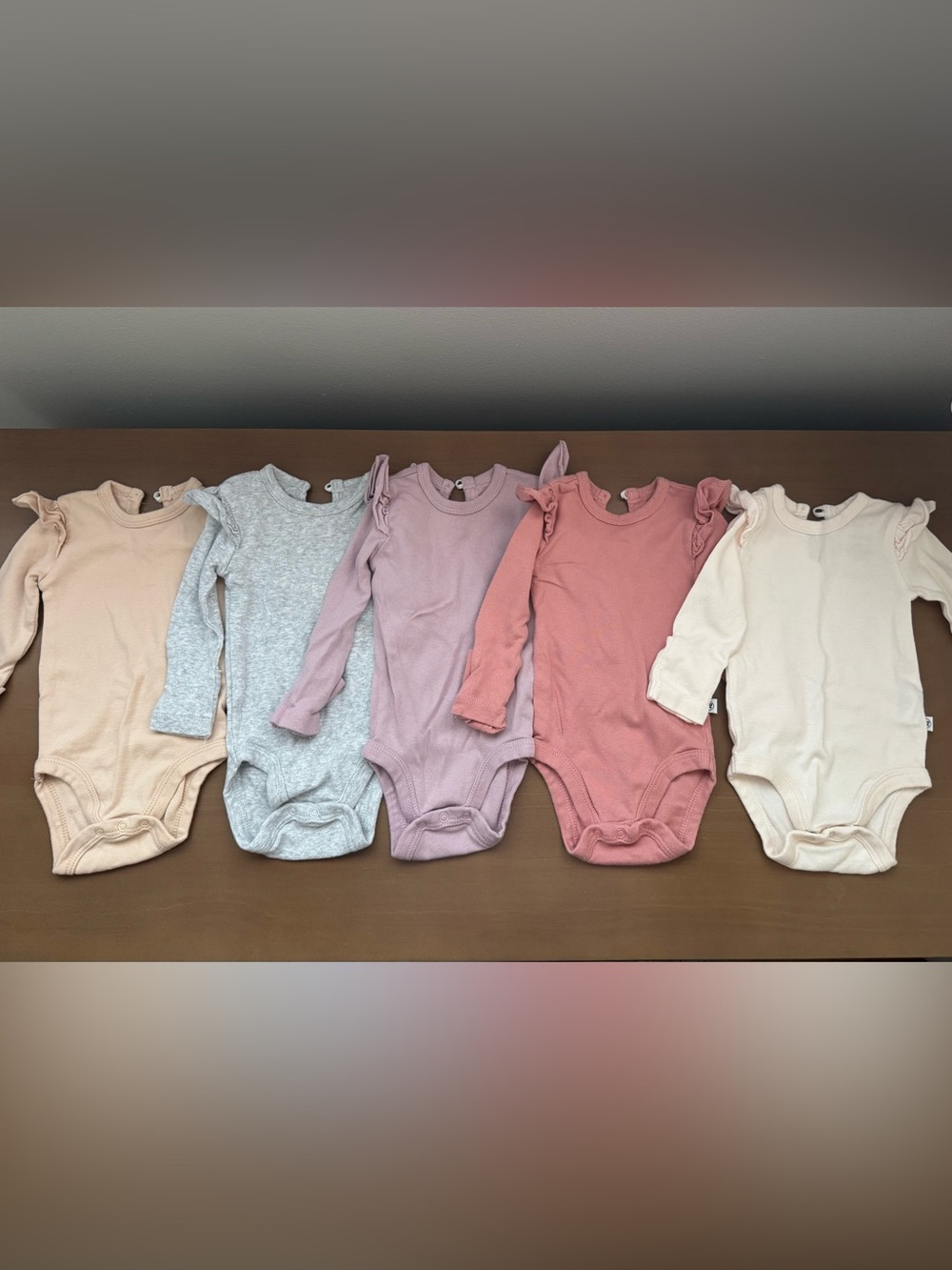 Organic Cotton Honest Baby Long Sleeve Bodysuits